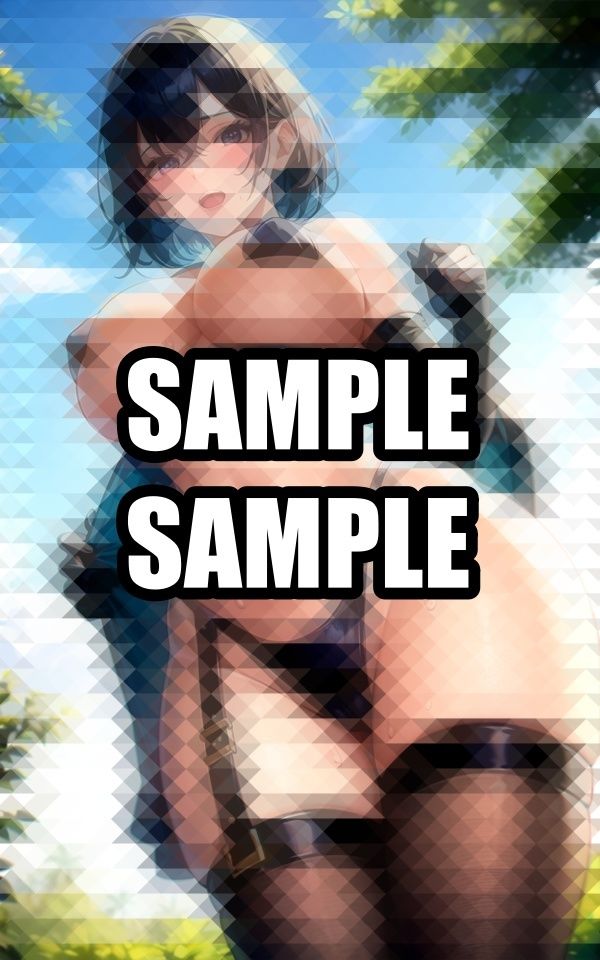 サンプル画像5:汗かきレオタード美女イラスト集(さささ) [d_514404]