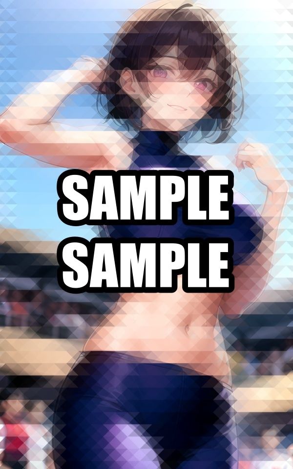 サンプル画像4:わき見せ陸上美女イラスト集(えしゃえしゃ) [d_514455]