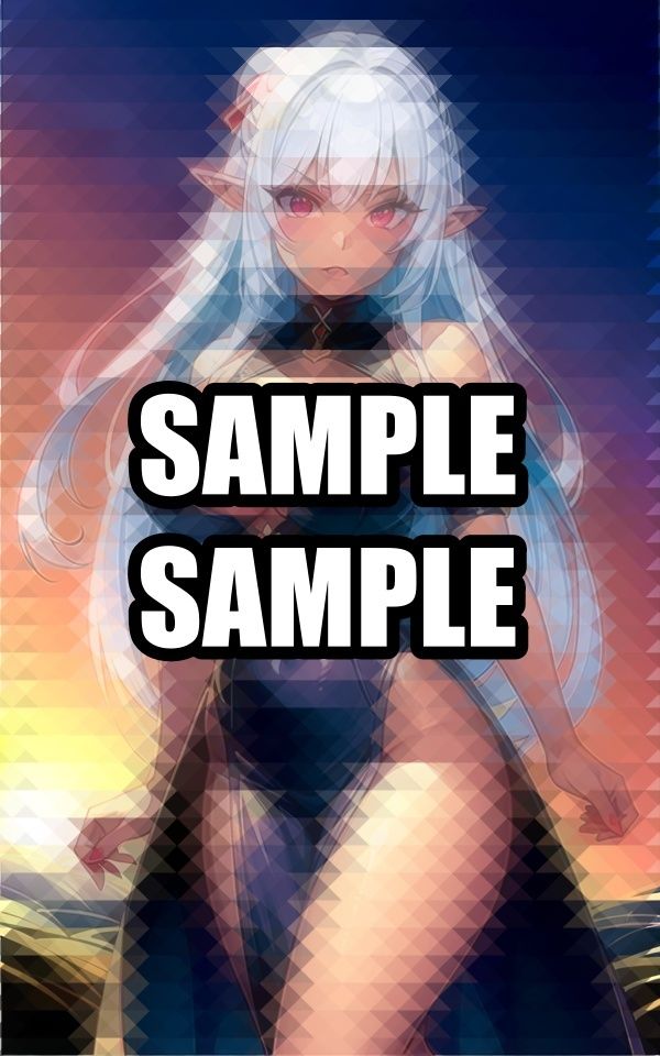 サンプル画像2:日焼けをしたエルフ美女イラスト集(あらたると) [d_514471]