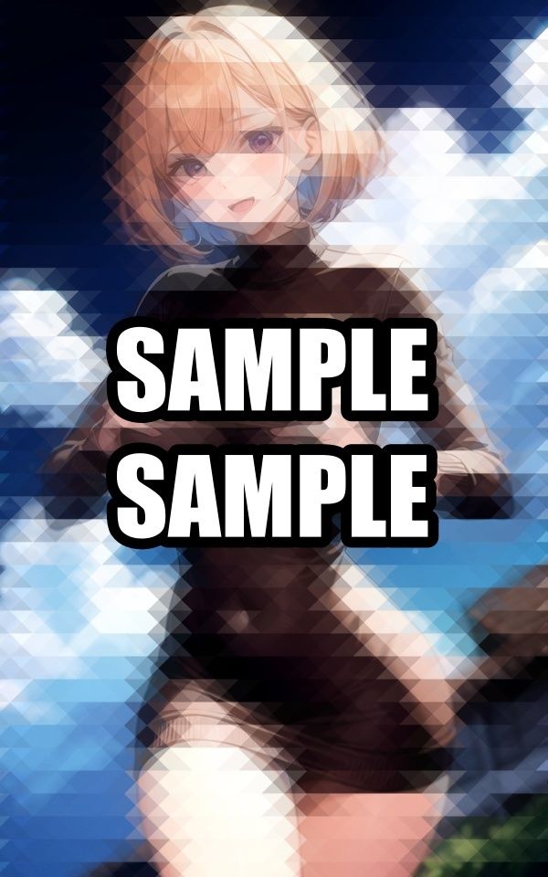 サンプル画像1:セーターワンピース美女イラスト集(あらたると) [d_514491]