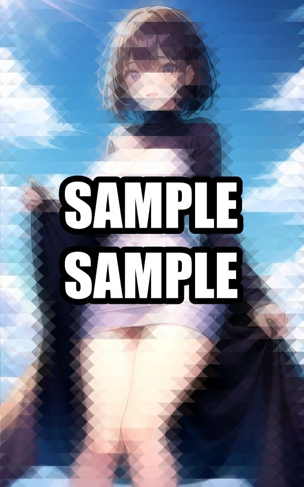 サンプル画像4:セーターワンピース美女イラスト集(あらたると) [d_514491]