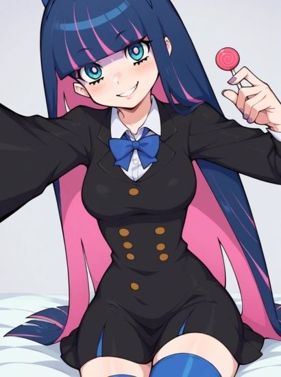 サンプル画像1:パンティ＆ストッキングwithガーターベルトのアナーキー・ストッキングから送られてきた自撮り写真2(自撮りサークル  イカスミ工房) [d_514547]