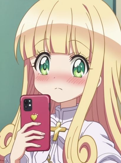 サンプル画像1:邪神ちゃんドロップキックのぽぽろんから送られてきた自撮り写真(自撮りサークル  イカスミ工房) [d_514557]