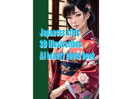 Japanese style 3D illustrations AI beauty photo book【H_AI_F】