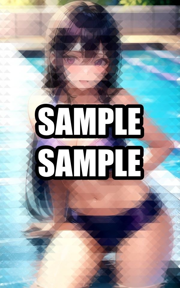 あこがれのあの子のスク水姿 画像1