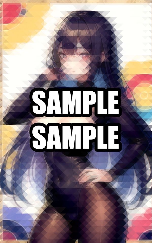 サンプル画像2:花と美女(おむすび) [d_515339]