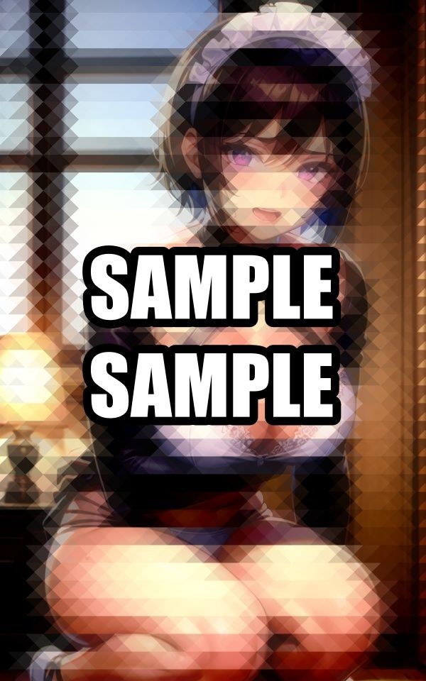 サンプル画像1:前のめりのメイド水着美女(いじまる) [d_515359]