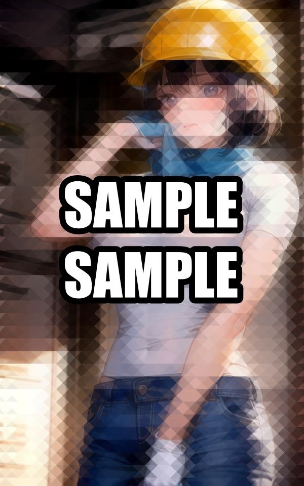 サンプル画像4:汗かき働く現場美女イラスト集(あらたると) [d_515386]