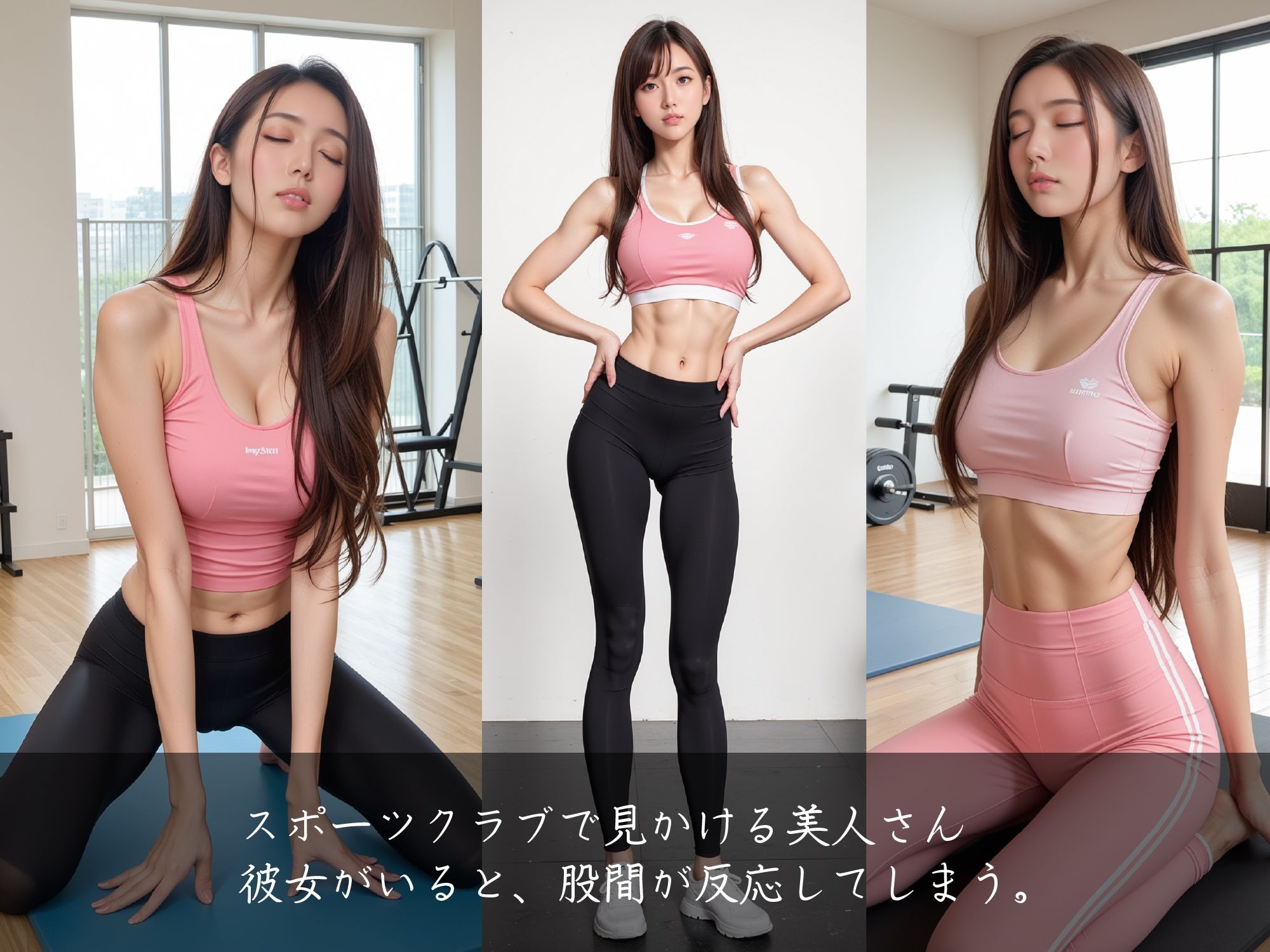 スポーツクラブで見かける美人で噂のお姉さんと2人っきりでヤっちゃった！ 生ハメSEX！1