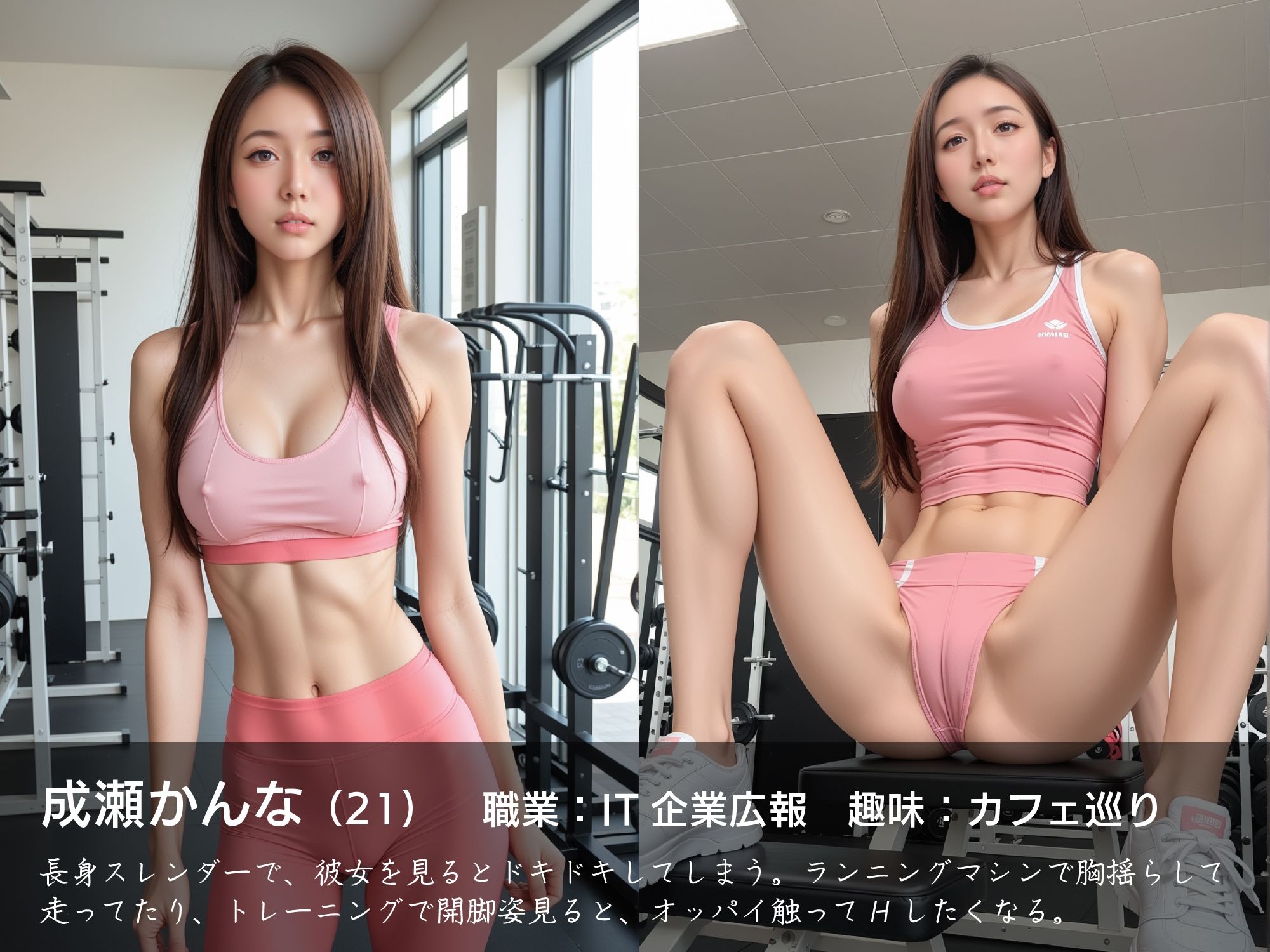 スポーツクラブで見かける美人で噂のお姉さんと2人っきりでヤっちゃった！ 生ハメSEX！2