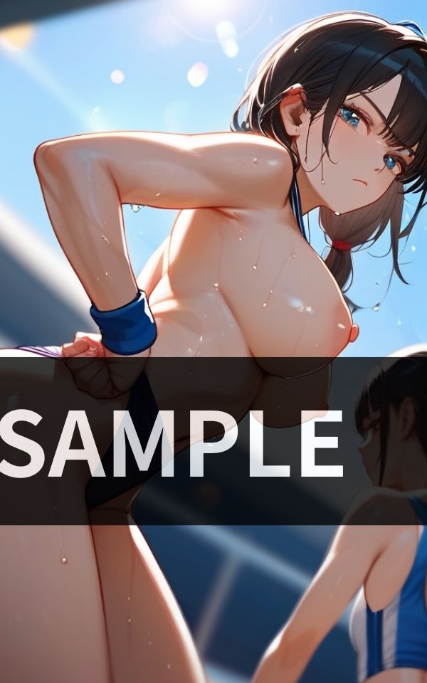 サンプル画像2:スポーツ女子 本番前の 本気ストレッチ(キュートダーリン) [d_515881]