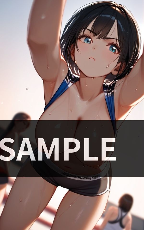 サンプル画像3:スポーツ女子 本番前の 本気ストレッチ(キュートダーリン) [d_515881]