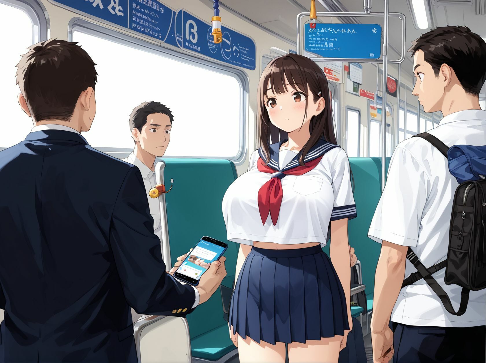 痴●電車 集団種付け 画像9