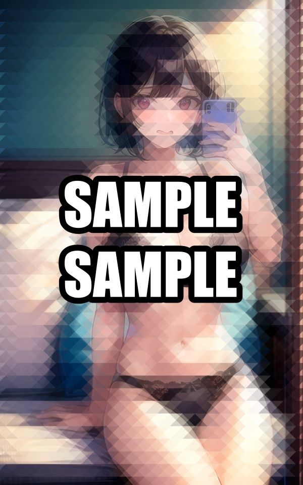 自撮りをしちゃう裏垢美女イラスト集 画像7