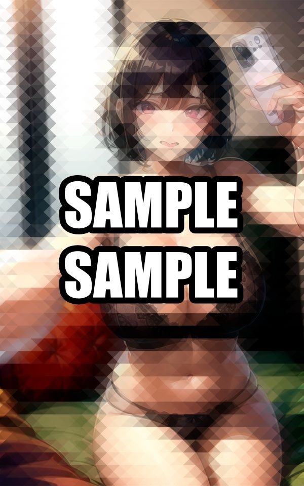 自撮りをしちゃう裏垢美女イラスト集 画像8