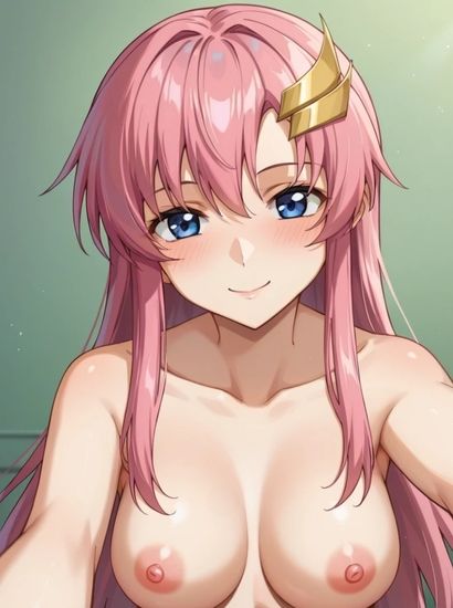 サンプル画像2:機動戦士ガンダムSEEDのラクス・クラインから送られてきた自撮り写真2(自撮りサークル  イカスミ工房) [d_516037]