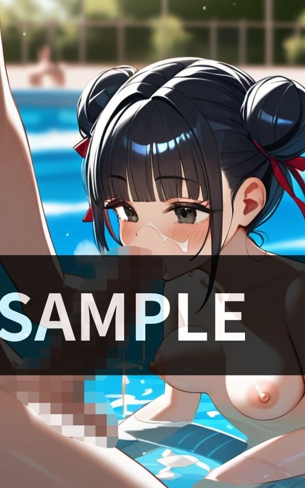 サンプル画像3:中国人少女 市民プールで 全員フェラチオしちゃった事件(蜜の秘密) [d_516781]