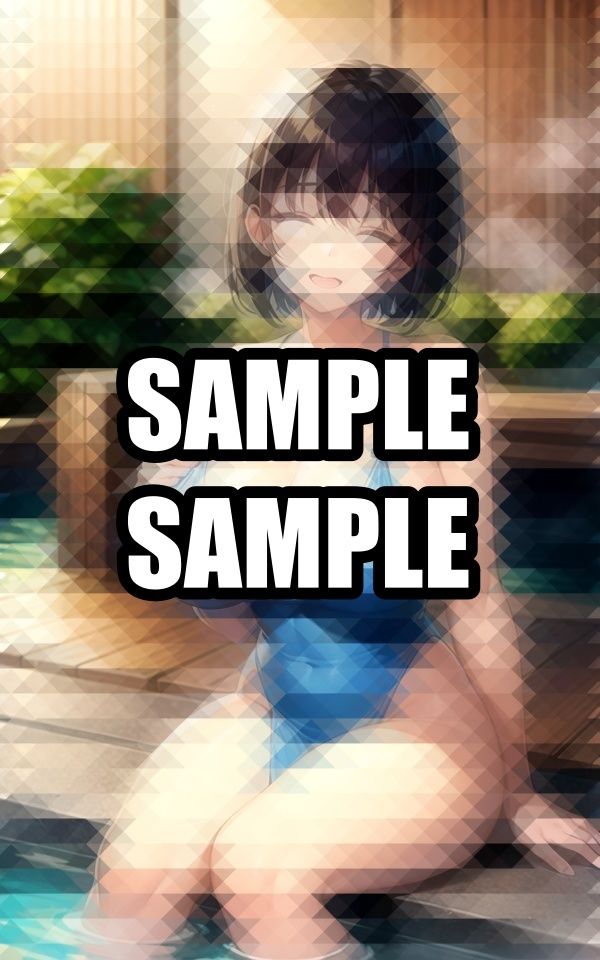 温泉のリラックス美女イラスト集 サンプル1