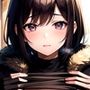 厚着の下は…