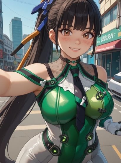 サンプル画像1:Stellar_Bladeのイヴから送られてきた自撮り写真(自撮りサークル  イカスミ工房) [d_517205]