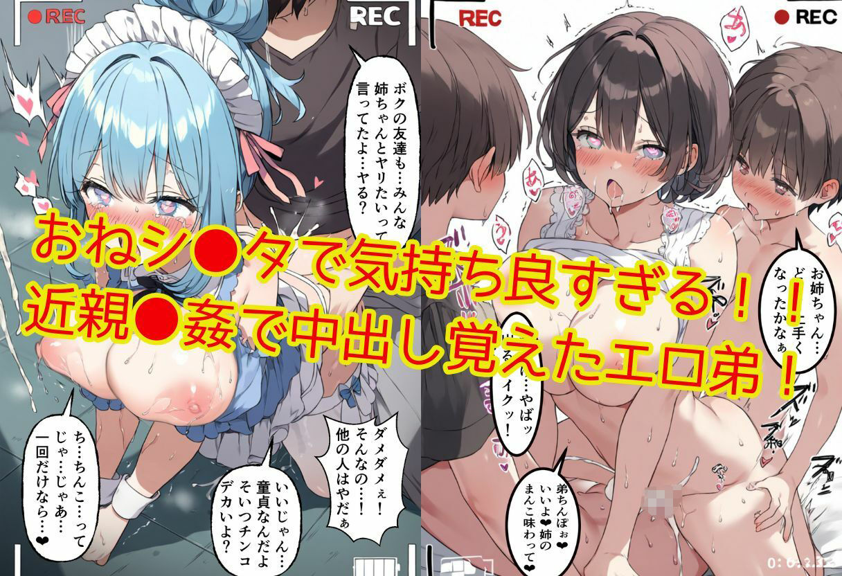 【おねショタ＋セリフ付き】お姉ちゃんで性処理と中出しを覚えた弟とのハメ撮り記録3