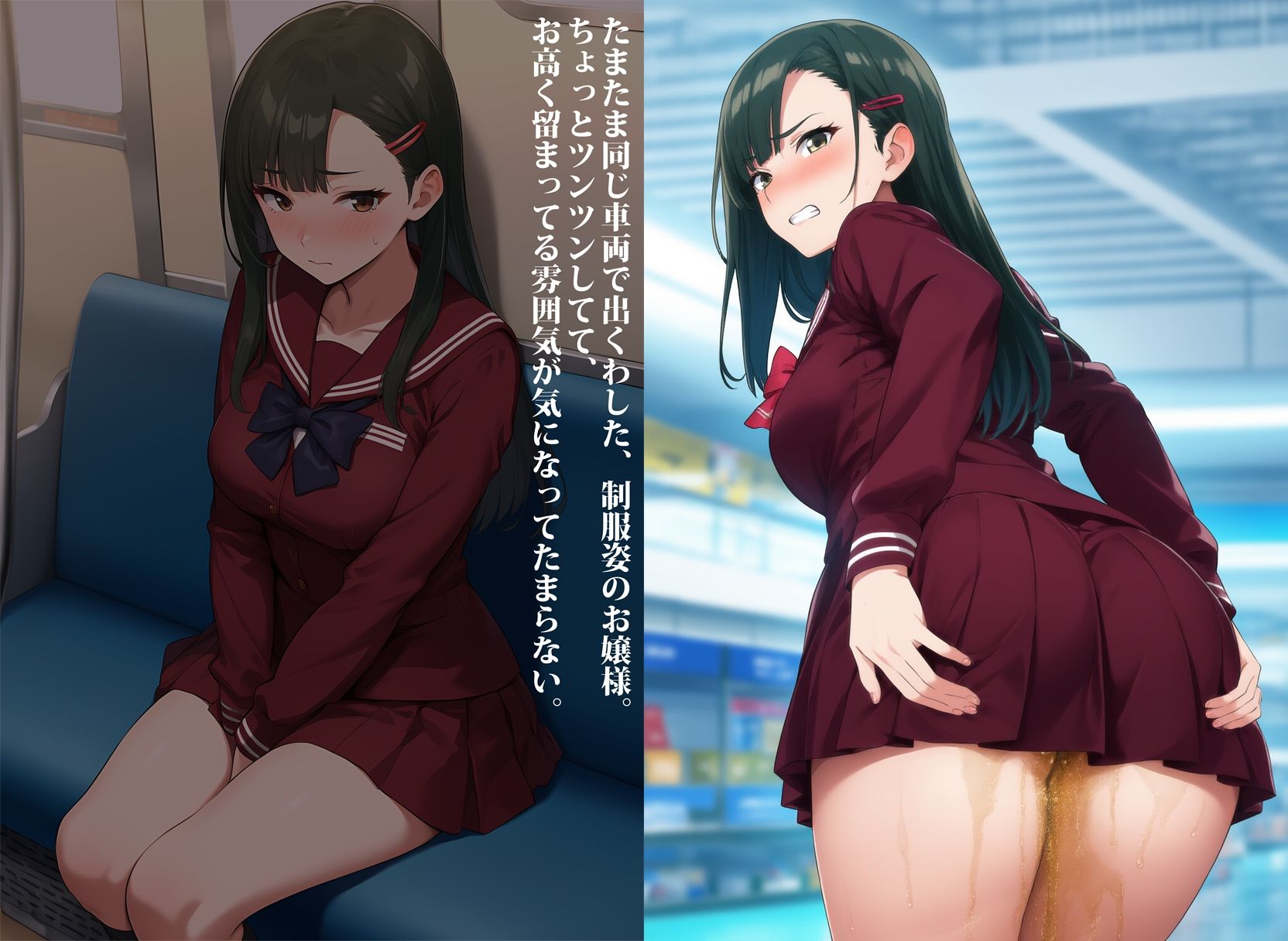 私立の学園に通ってるお嬢様のお漏らし 画像2