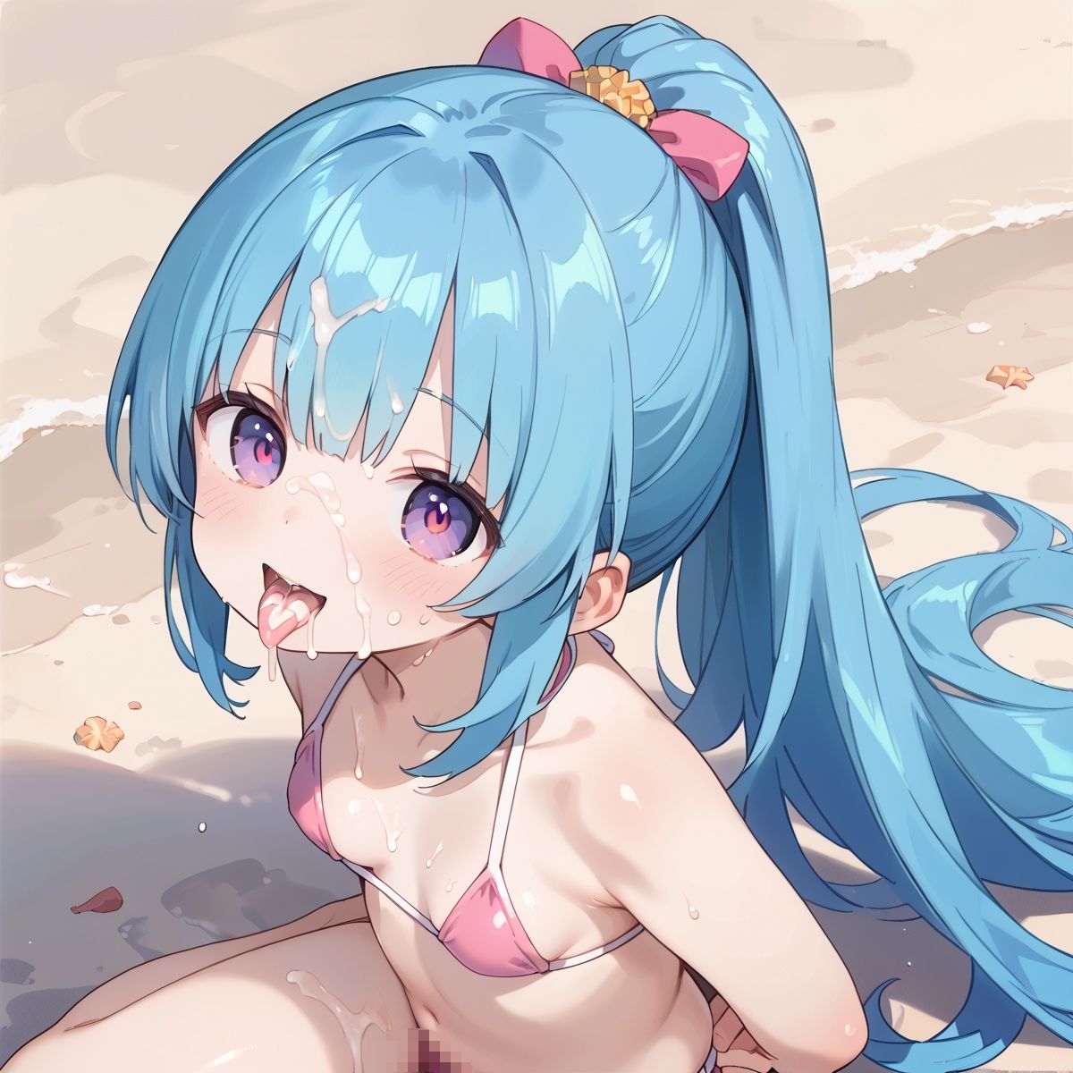 サンプル画像2:付き合い始めたばかりの彼女と波打ち際のアバンチュールvol.6(しおあず) [d_517789]