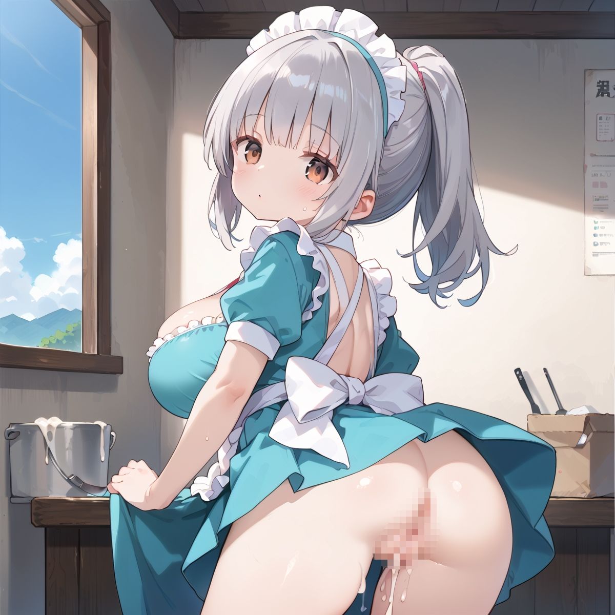 サンプル画像3:サブスク巨乳メイドでQOL爆上がりしましたpart.3(しおあず) [d_518310]