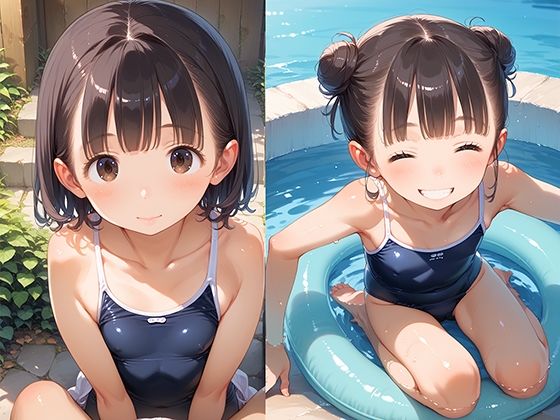 ウブなスク水少女と性交 画像2