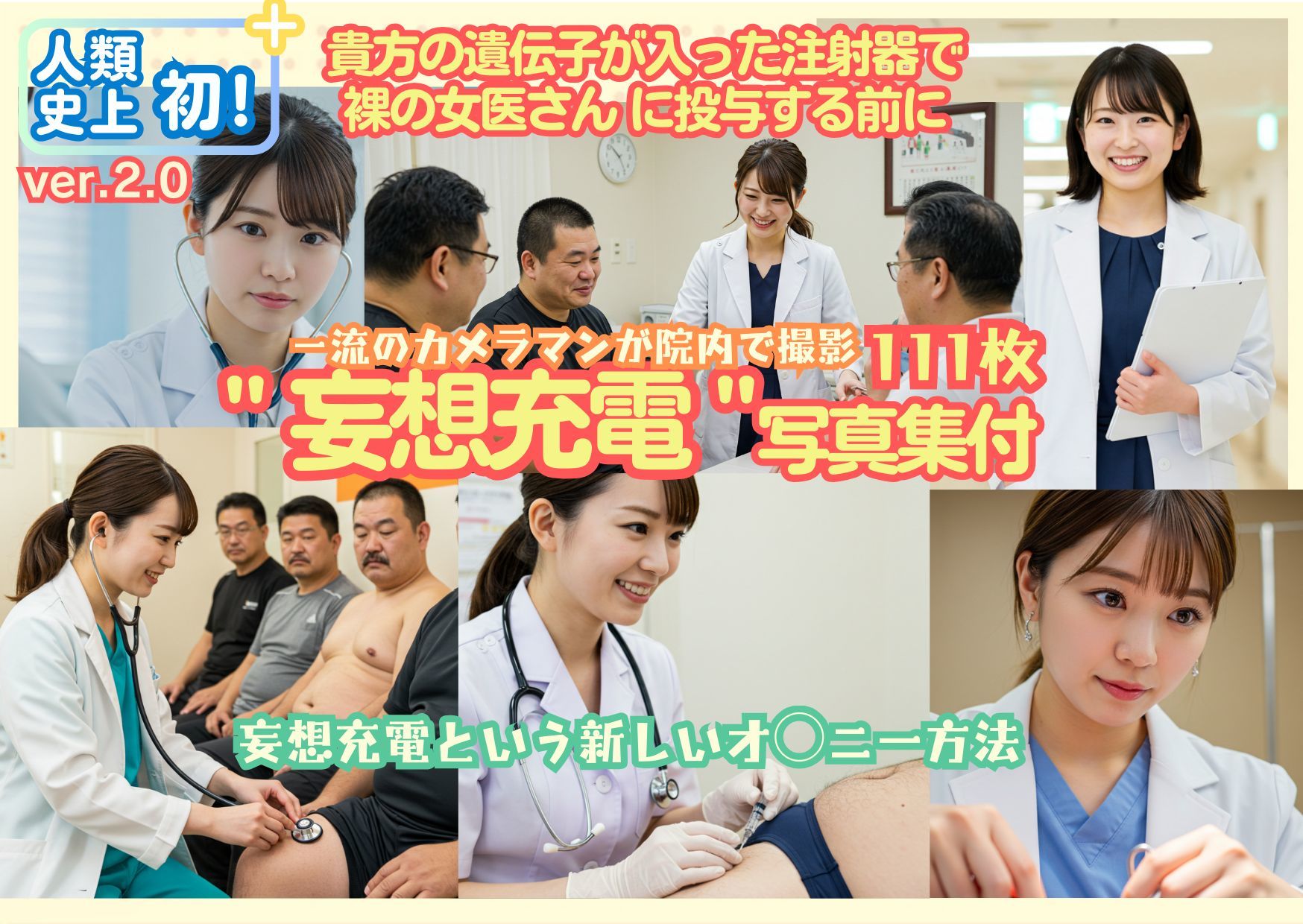 サンプル画像4:■【人類史上初！】前代未聞！ 今まで覗けなかった日本一かわいい女医さん333人！ 第12弾「新人研修医の裸だけが拝める」Xデー到来！！実写系■(k.AI World) [d_518763]