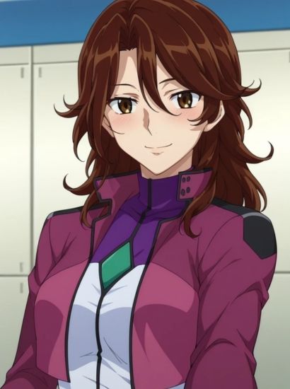 サンプル画像1:機動戦士ガンダム00のスメラギ・李・ノリエガから送られてきた自撮り写真(自撮りサークル  イカスミ工房) [d_519034]