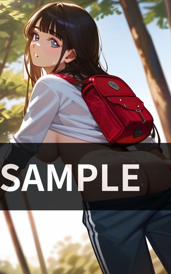 出会った山ガールの お尻に発射 画像1