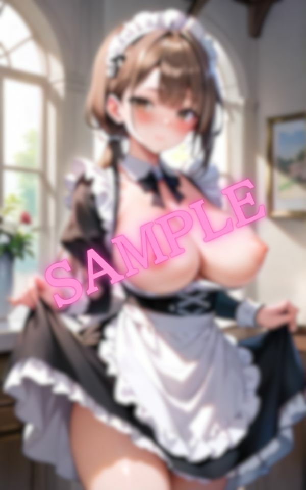 サンプル画像5:ご主人様…私の穴を使ってください…【巨乳とパイパンで勃起させてくれる有能メイド】(ウインナー大好き美女) [d_519273]