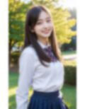 AI×美女×制服×公園 画像3