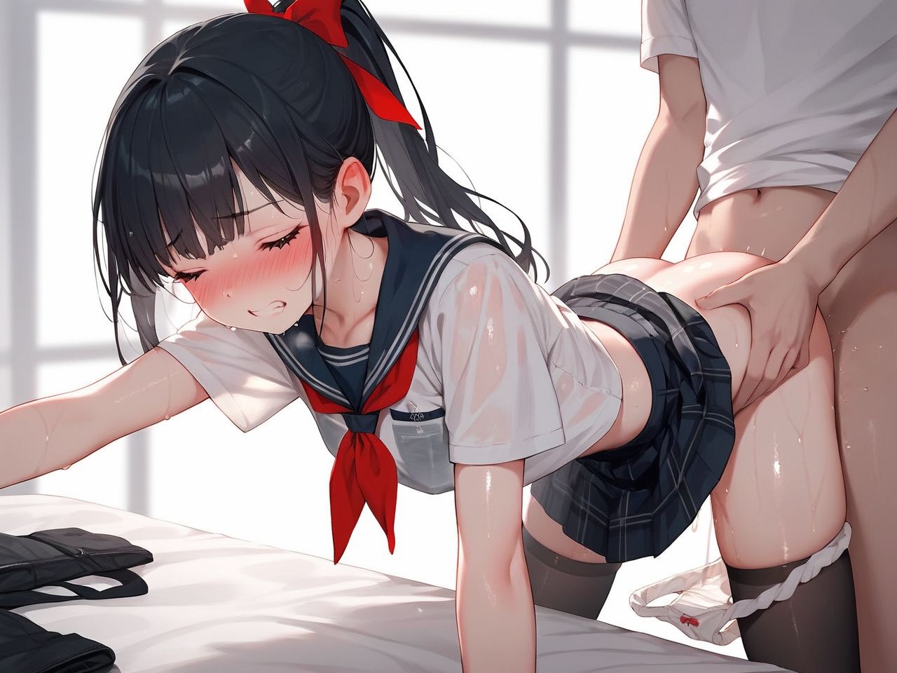 サンプル画像1:清楚で真面目な学級委員と放課後エッチし放題(シクモト屋) [d_520130]