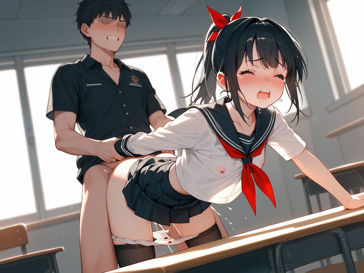 サンプル画像4:清楚で真面目な学級委員と放課後エッチし放題(シクモト屋) [d_520130]