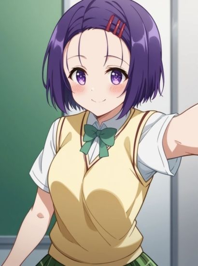 サンプル画像1:ToLOVEるの西連寺春菜から送られてきた自撮り写真(自撮りサークル  イカスミ工房) [d_520375]