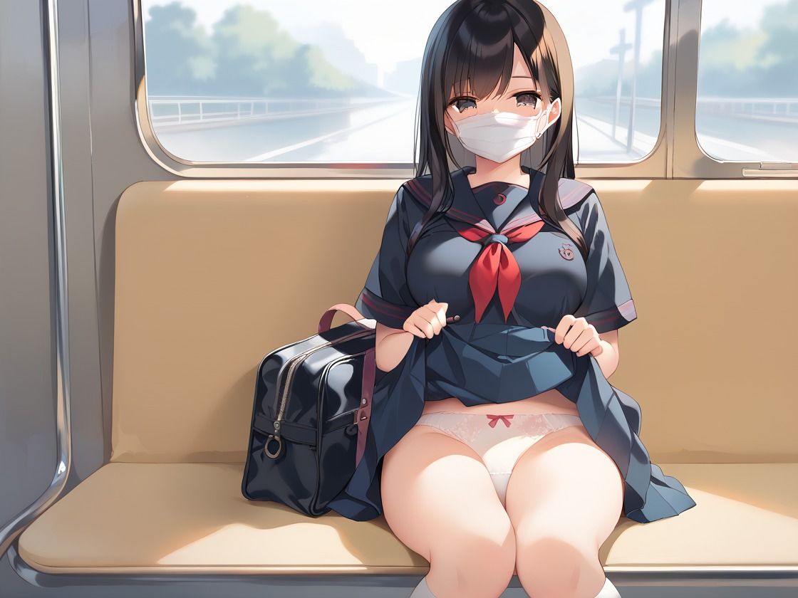 狙われた女子◯生 痴◯電車 画像1