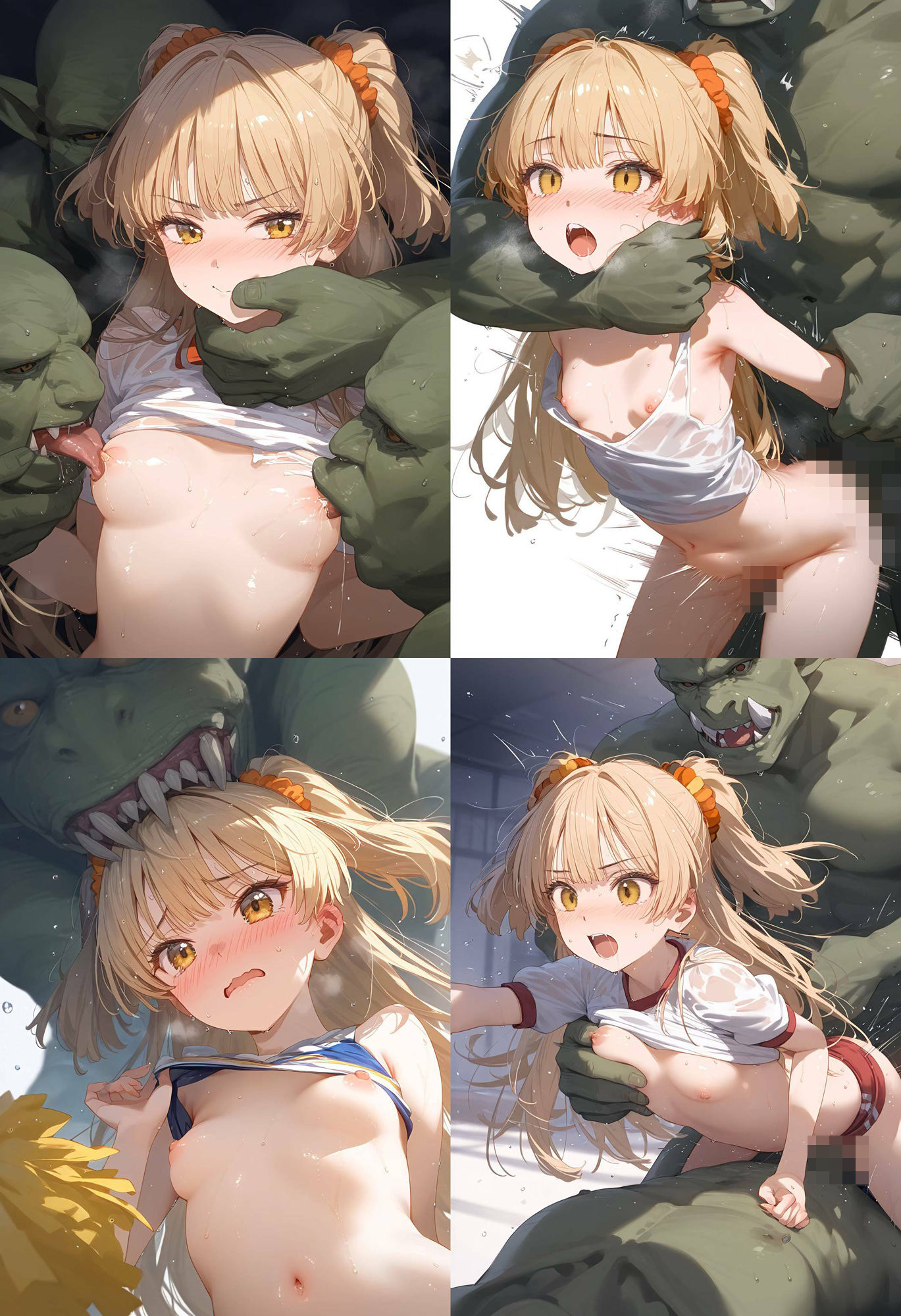オークの肉穴城ヶ崎莉〇9