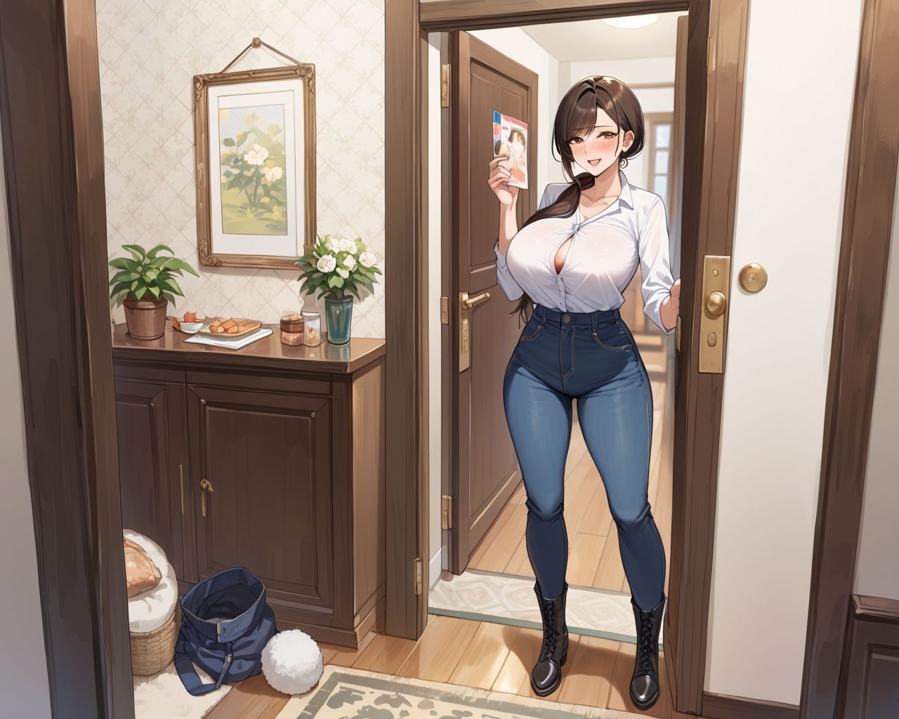 爆乳ママ 先生寝取り合戦 画像1