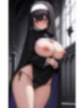 魅惑の爆乳おっぱいを魅せつける淫乱若妻シスターのビッチ記録集 画像1