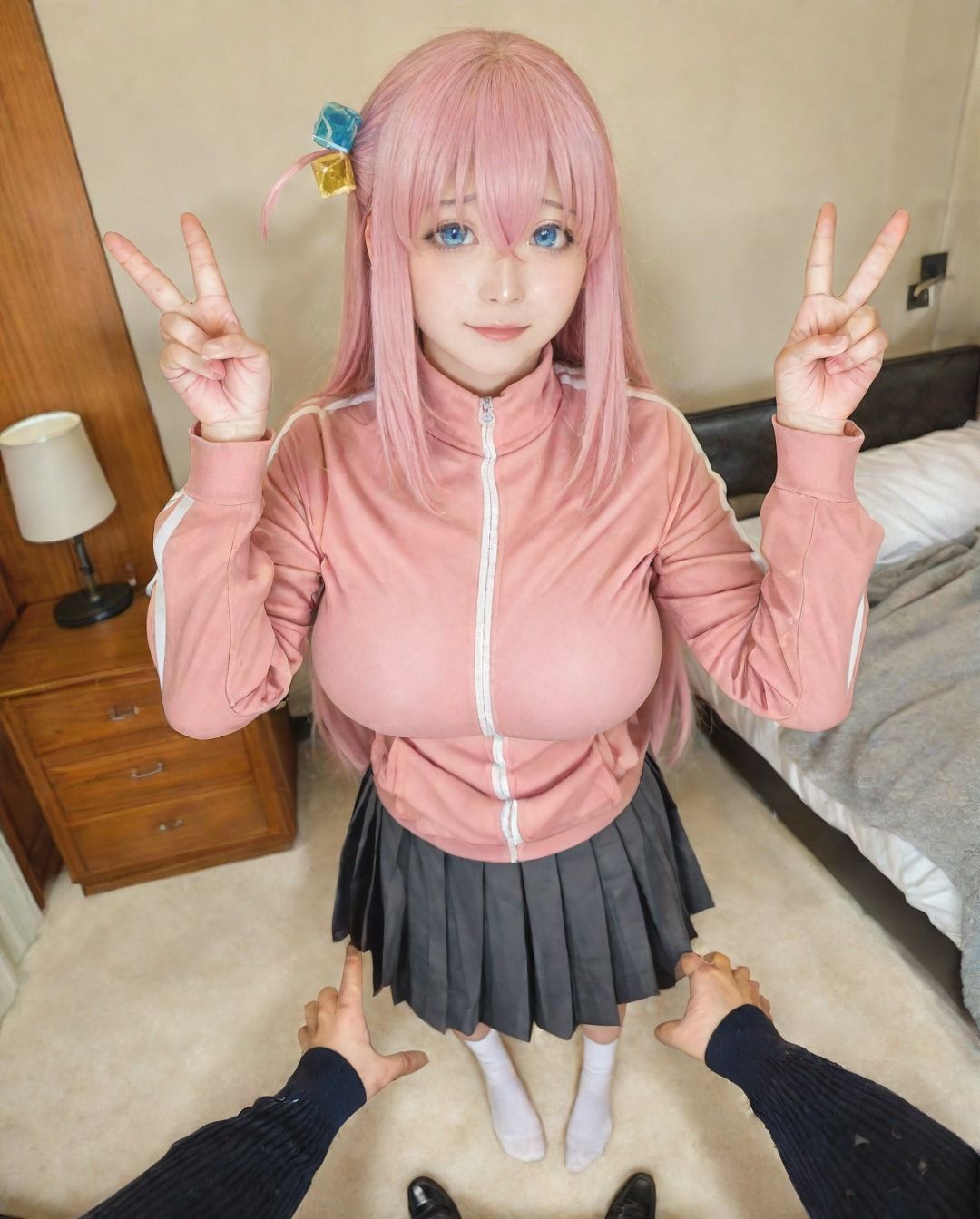 どちゃくそ変態なぼっちちゃんとコスプレ個撮えっち【30枚〜 制服メイド】 画像4