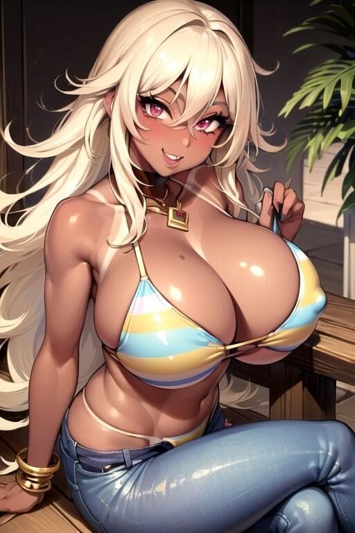 AIグラビアCG集 爆乳ギャルナミ 画像1