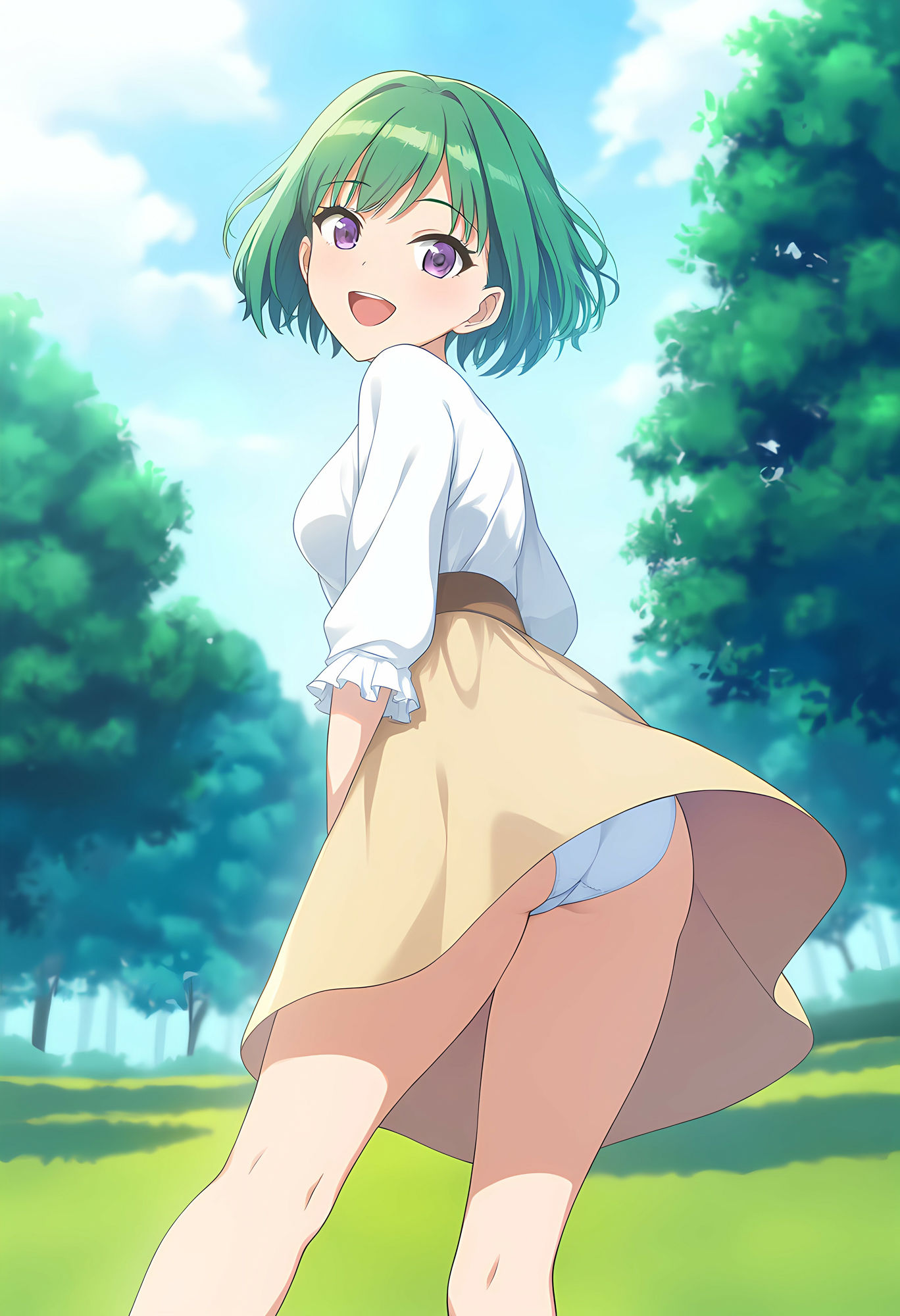 公園でパンツ見えてる女の子が大好きです 画像9