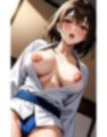 エッチな柔道美女と寝技勝負「私は寝技得意ですよ」 画像2
