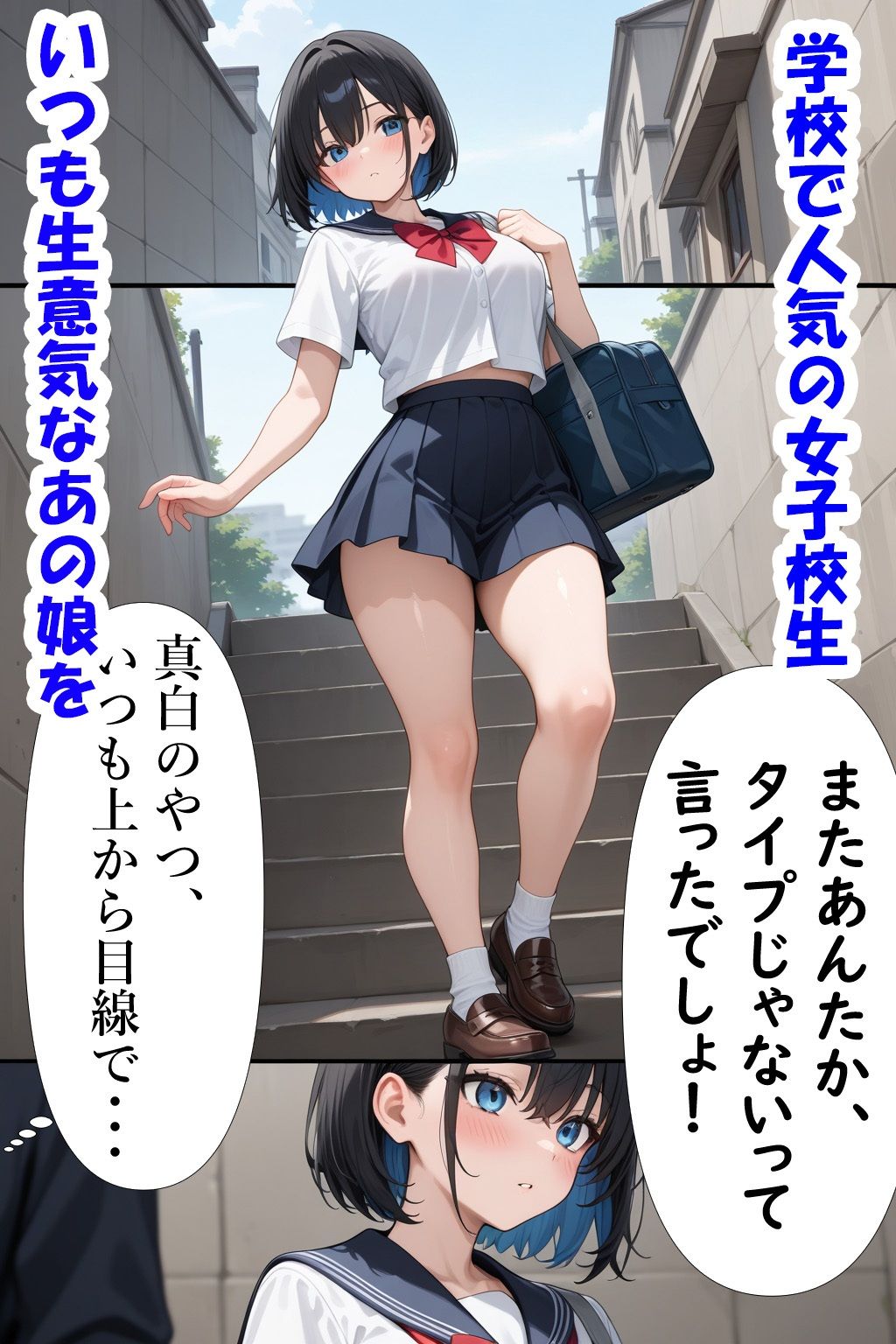 催●アプリで 生意気女子校生とエッチする話 〜秀才女子校生がセックス中毒に！〜 画像1