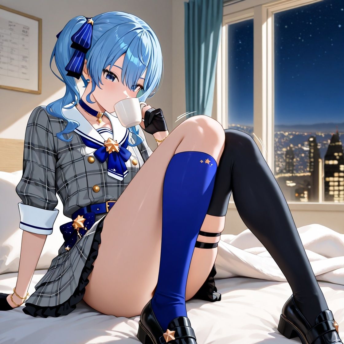 ホ〇ライブ イチャイチャ同棲 星〇すいせい Secret☆Connection エロ画像3