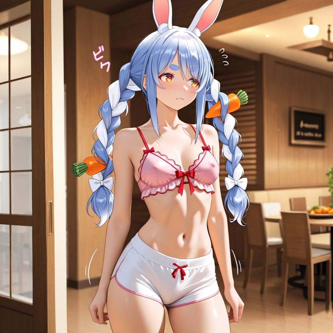 サンプル画像3:ホ〇ライブ イチャイチャ同棲 兎〇ぺこら(Secret☆Connection) [d_522804]