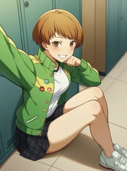 サンプル画像1:ペルソナ4の里中千枝から送られてきた自撮り写真(自撮りサークル  イカスミ工房) [d_523047]