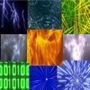 3DCG動画素材16点 海・炎・雷・ワープetc